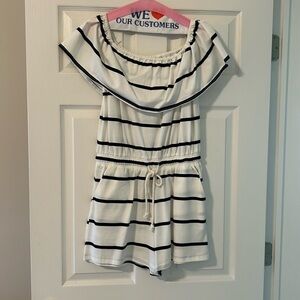 Romper, off the shoulder, shorts